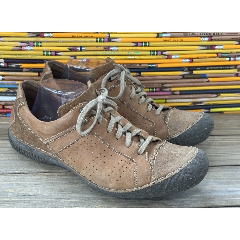 Josef Seibel Athletic Sneakers Shoes Brown Leather Men's 12.5 Comfort